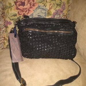 🆕Langellotti Italian distressed Leather bag